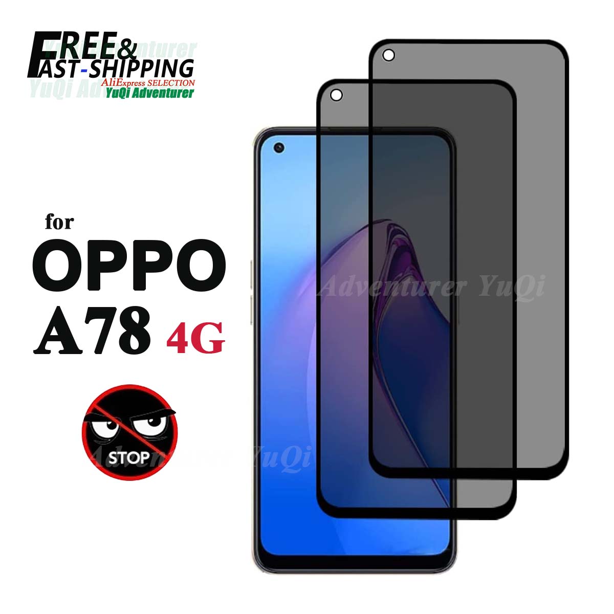 Oppo A78 - Antyszpiegowska osłona ekranu dla OPPO A78