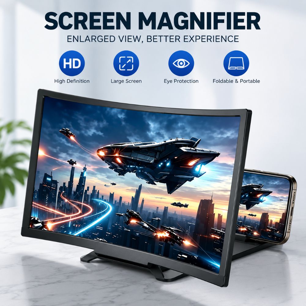 Matte Anti Glare Screen - 12-calowy uchwyt z powiększalnikiem ekranu 3D,