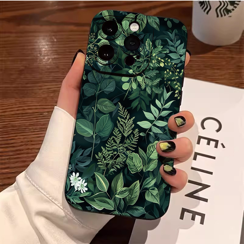 Samsung Galaxy A55 - Etui na telefon z motywem liści