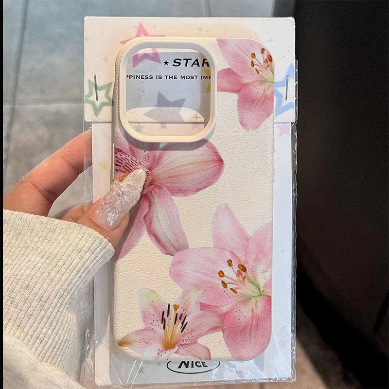 Samsung Galaxy A55 - Etui na telefon z teksturą różowej