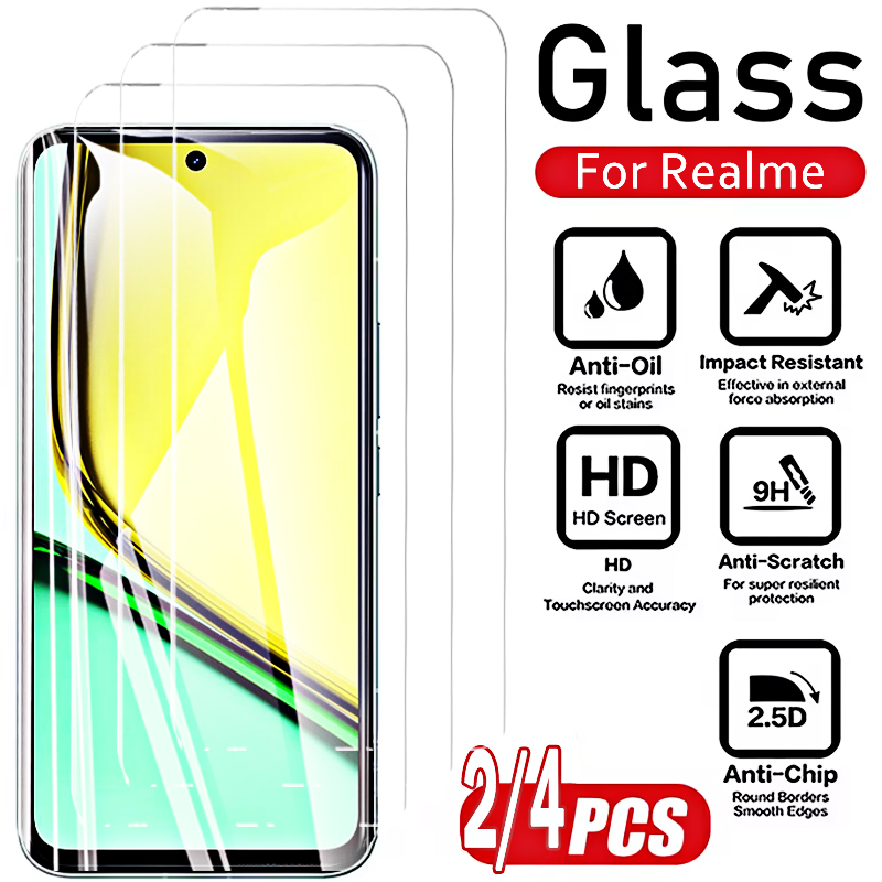 Realme C67 - 2/4 SZT. Szkło Hartowane na Przód