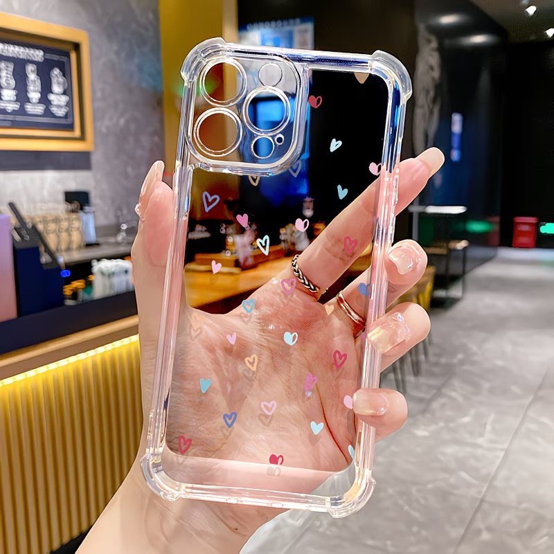 Apple Iphone 15 Pro Max - Przezroczyste etui na telefon z kolorowymi